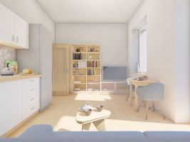 Vizualizace projektu bytový dům Gabreta