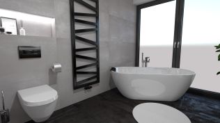 Koupelny plné inspirace - Černé prvky vévodí moderním koupelnám. Žádná deprese, jen ryzí elegance