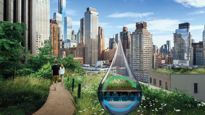 Chytré střechy, které umí zadržet déšť a ochladit město