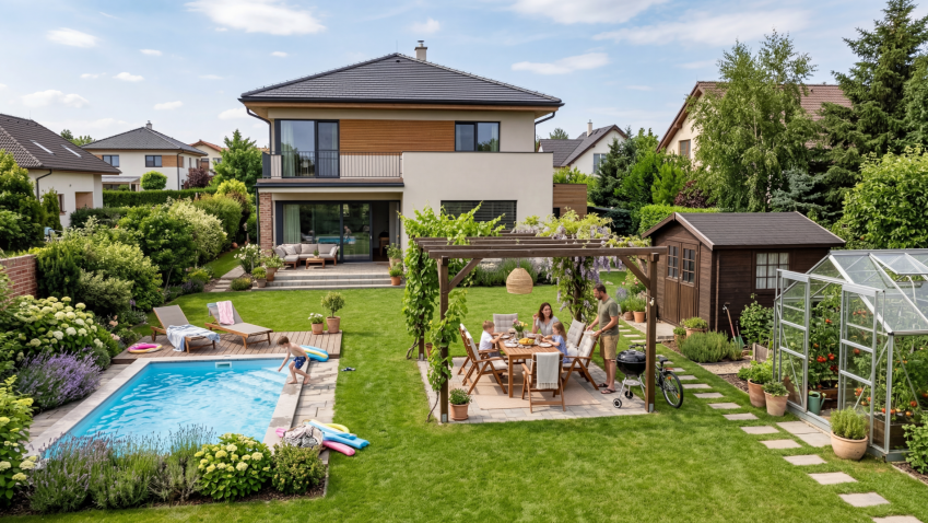 Co si můžete postavit na zahradě bez povolení v roce 2026