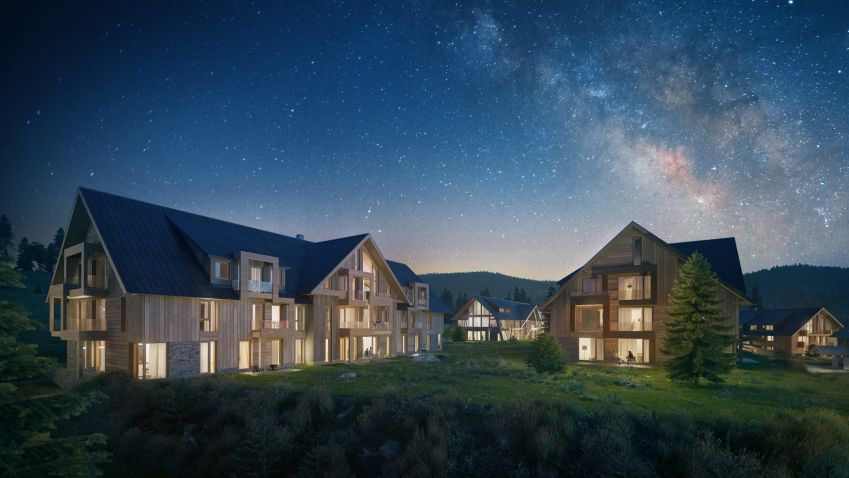 Horský projekt Aldrov Apartments & Resort má stavební povolení