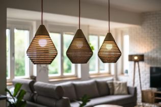 Inspirace: Dejte šanci kartonu a originálním stínidlům