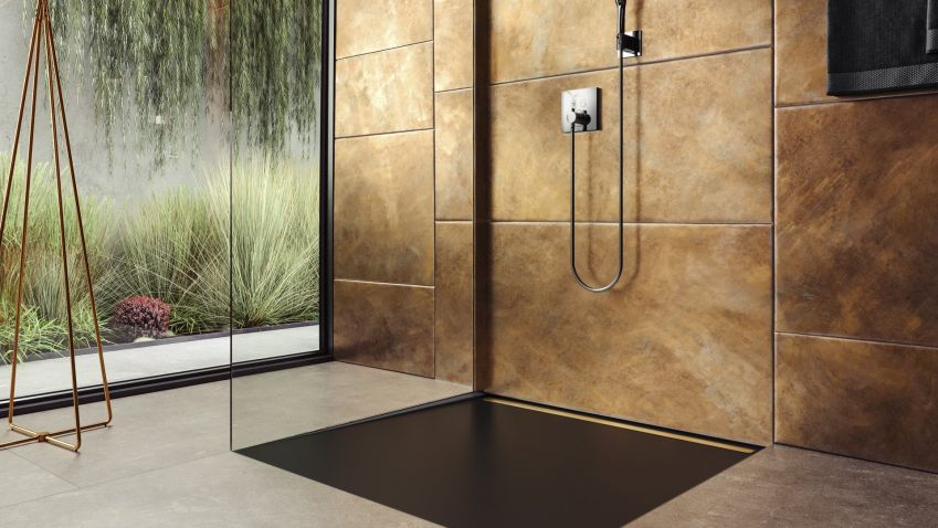 Inspirace: Design sprchových vaniček v úrovni podlahy