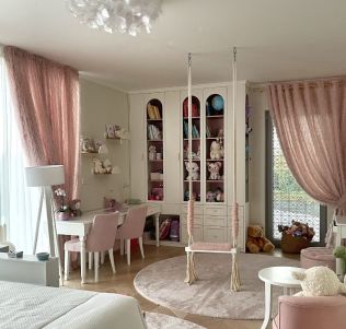 Inspirace: Dětské pokoje pro sestry navržené designérkou Anke Glut