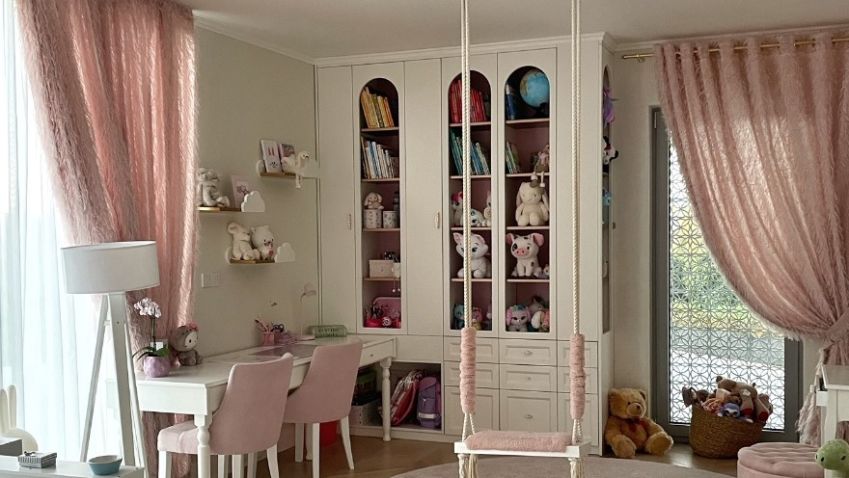 Inspirace: Dětské pokoje pro sestry navržené designérkou Anke Glut