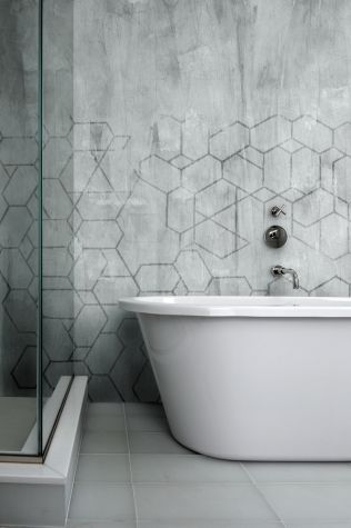 Inspirace koupelny - Inspirace: Nová koupelna během chvilky? Zkuste voděodolné tapety