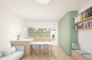 Mátová barva dokáže rozjasnit interiér, a navíc se dobře kombinuje