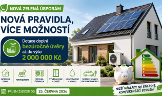 Nová zelená úsporám má finální podobu. Stát nabídne kombinaci dotací a bezúročných úvěrů