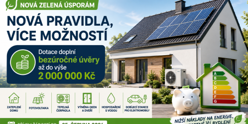 Nová zelená úsporám má finální podobu. Stát nabídne kombinaci dotací a bezúročných úvěrů