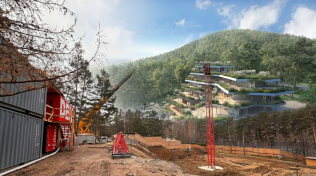 Stavba není sen - Hladina Slapy - Od demolice k hrubé stavbě: projekt Hladina Slapy se posouvá do další etapy