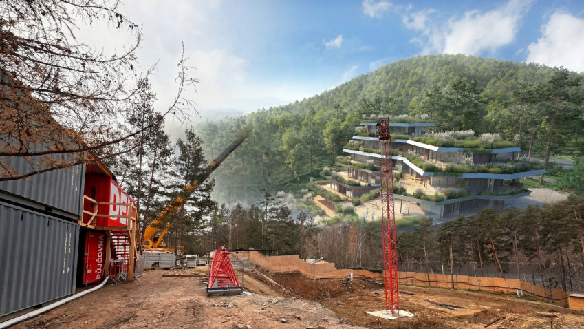 Od demolice k hrubé stavbě: projekt Hladina Slapy se posouvá do další etapy