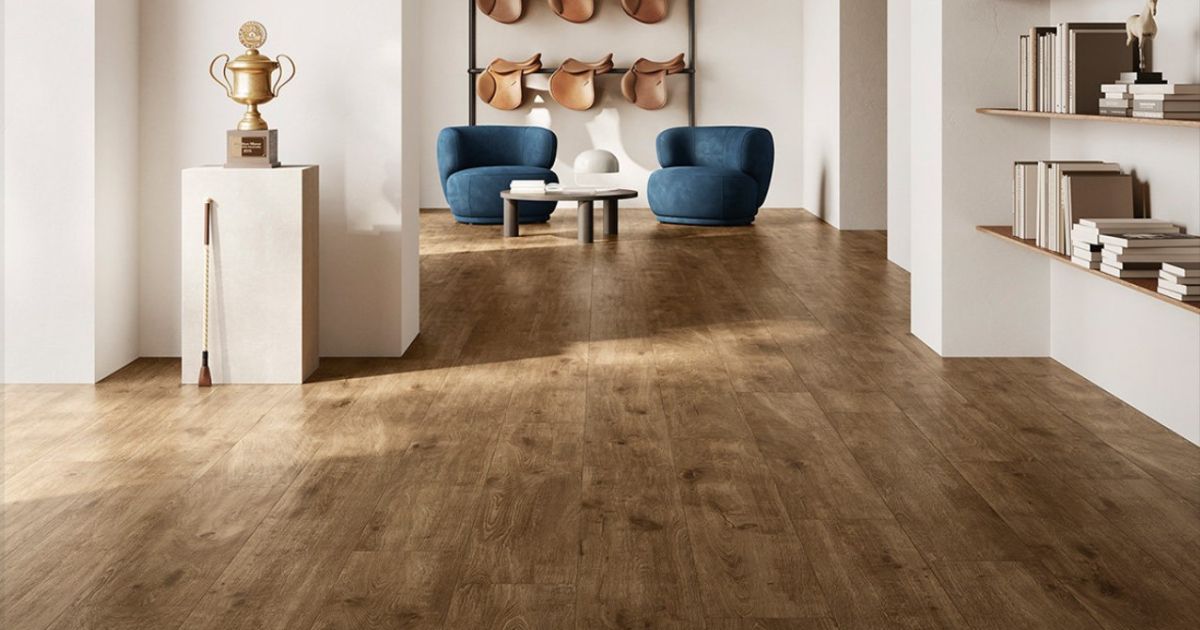 Autentická keramická dlažba v designu dřeva věrohodně imituje přírodní ...