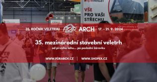 Podívejte se na novinky pro rok 2025 z veletrhu FOR ARCH. Navštívit ho můžete do soboty 21.9.2024