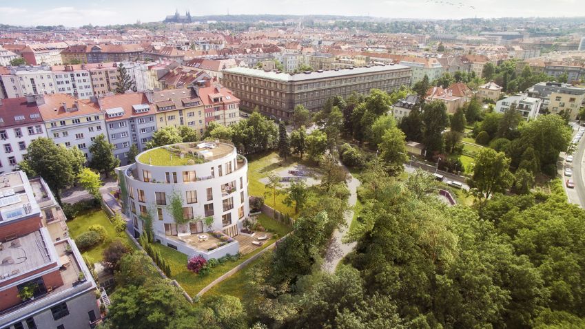 Projekt Bubeneč Gardens získal v soutěži Realitní projekt roku ocenění