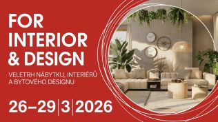 Stáhněte si vstupenku zdarma na veletrh FOR INTERIOR & DESIGN 2026