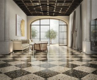 Staronovým trendem mezi obklady a dlažby je dobře známé terazzo