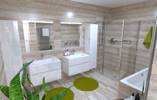 Stavba není sen 2: výběr velkoformátových obkladů nejen do koupelny