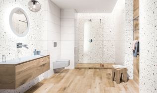 Koupelna s hravým designem vytvoří v každé domácnosti pohodovou rodinnou atmosféru