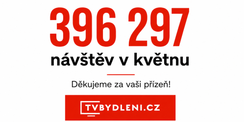 TVbydleni.cz a TVarchitect.com dosáhly historicky nejvyšší návštěvnosti