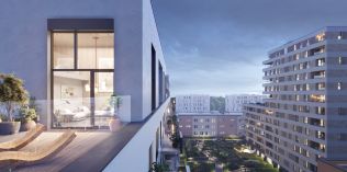 Developerské projekty k prodeji - V nově vznikající čtvrti Emila Kolbena startuje výstavba dalšího úsporného bytového domu