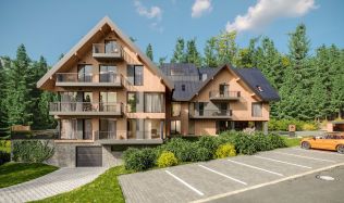 Developerské projekty k prodeji - V oblíbeném krkonošském středisku Harrachov rostou nové luxusní apartmány