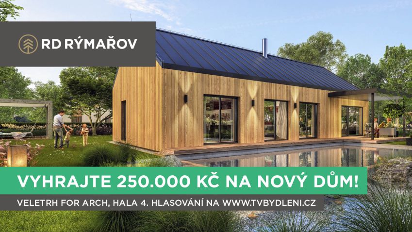 Vyhrajte 250.000 Kč na nový dům! Na veletrhu FOR ARCH tak s veletržní slevou ušetříte až 750.000 Kč!