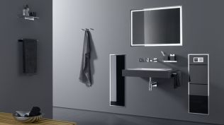 Koupelny plné inspirace - Zabudovaná koupelnová skříňka je nejen elegantní, ale také hygienická