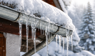 Zimní údržba okapů a střech: Jak předejít problémům s ledem?