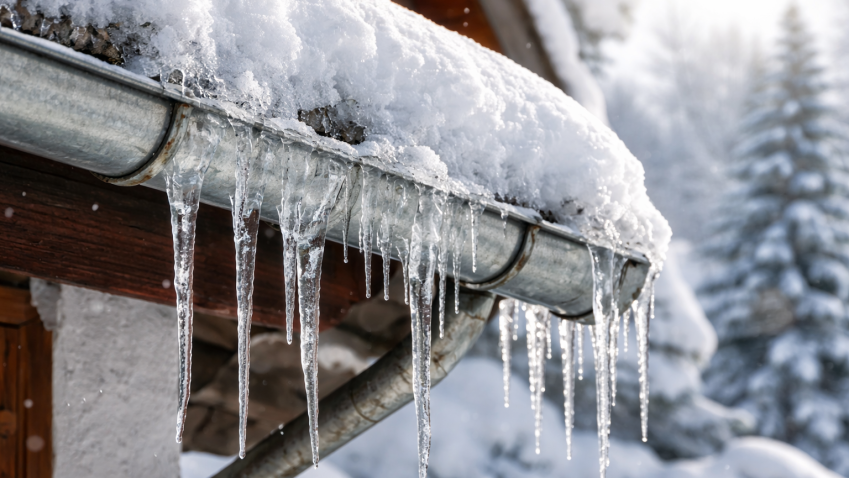 Zimní údržba okapů a střech: Jak předejít problémům s ledem?